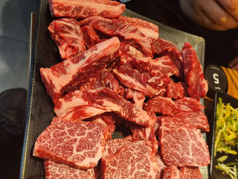 푸짐한 꽃갈비살 한 상