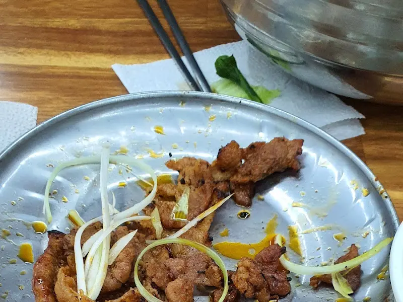 다 먹은 석쇠불고기