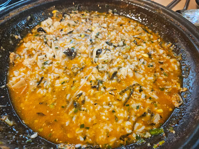 만두전골 후 끓여먹는 죽