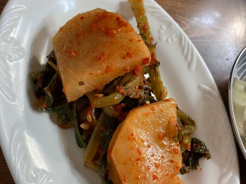 칼국수 조리 모습