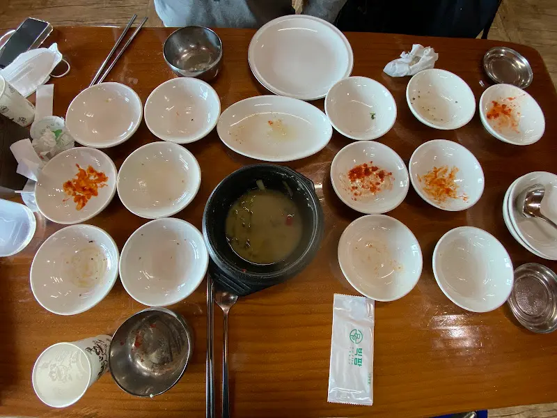 식사를 마친 후