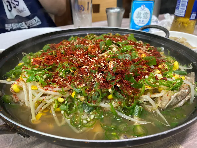 불타는아구명태찜 메인 메뉴 비주얼