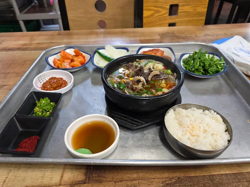 해장국 한상차림