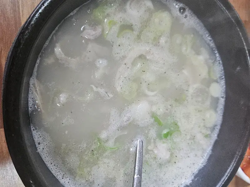 돼지국밥 클로즈업