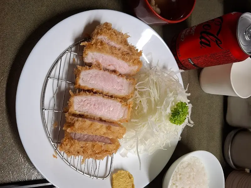 돈까스광명 돈까스, 밥, 장국