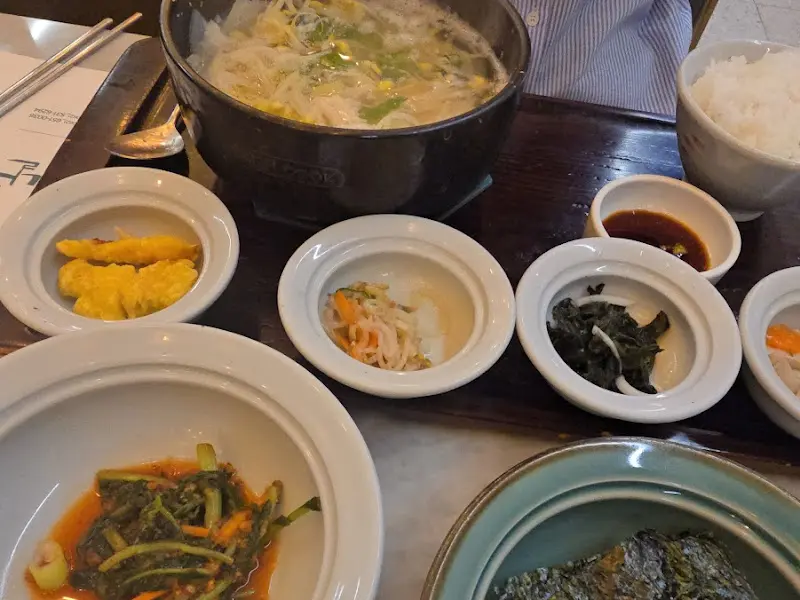 지리 대구탕과 밑반찬