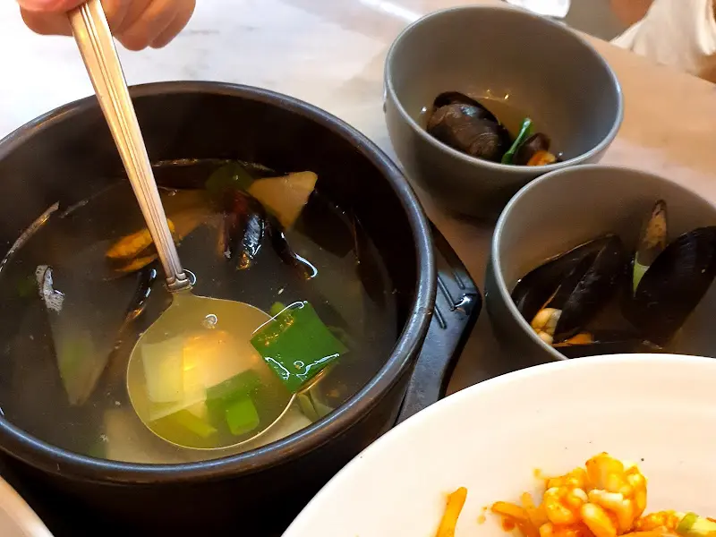 맑은 대구탕 국물