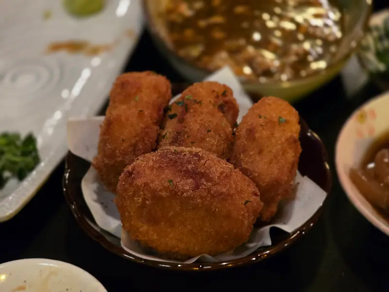 다양한 튀김 요리