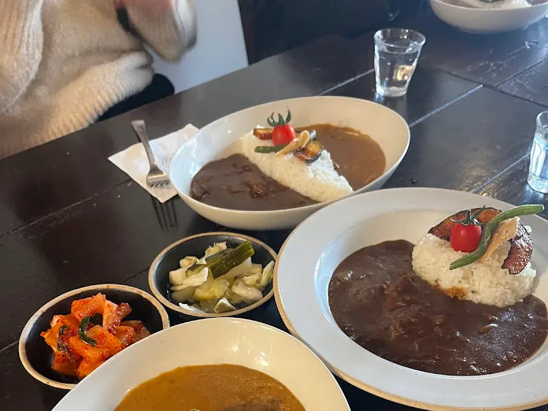 반반카레 근접샷