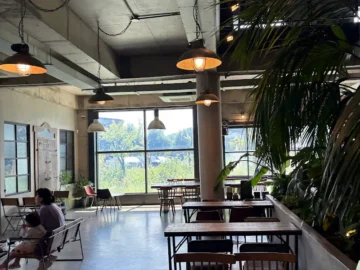 차가운 콘크리트 속에 피어난 따스함, 파주 베이커리 맛집 어로프 슬라이스피스에서 찾은 힐링