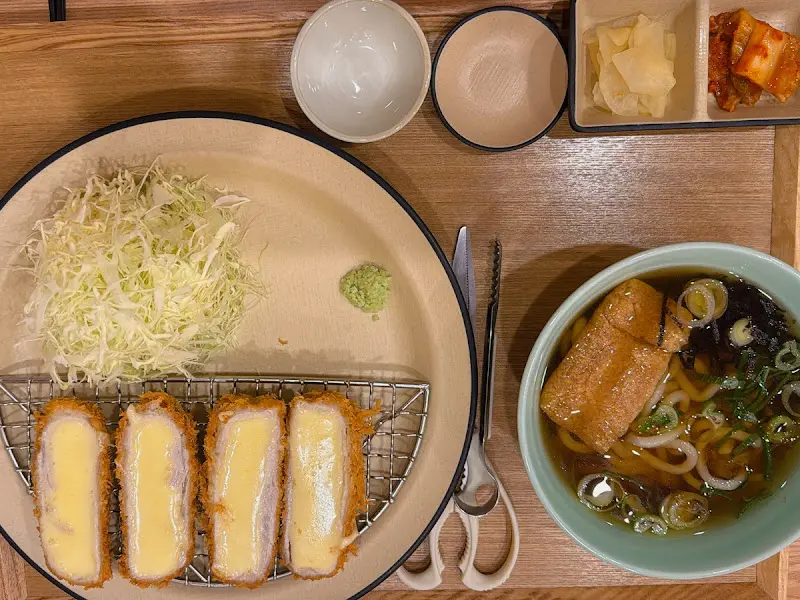 돈까스 정식 구성