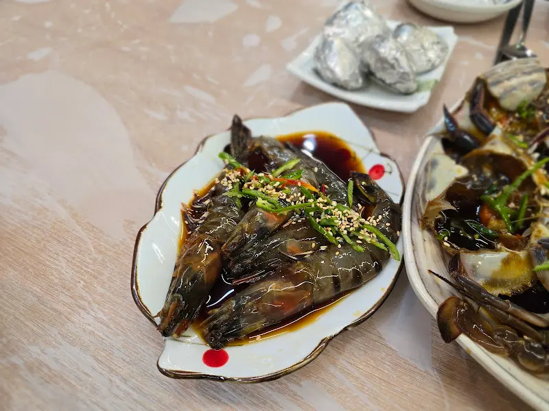 간장새우 클로즈업