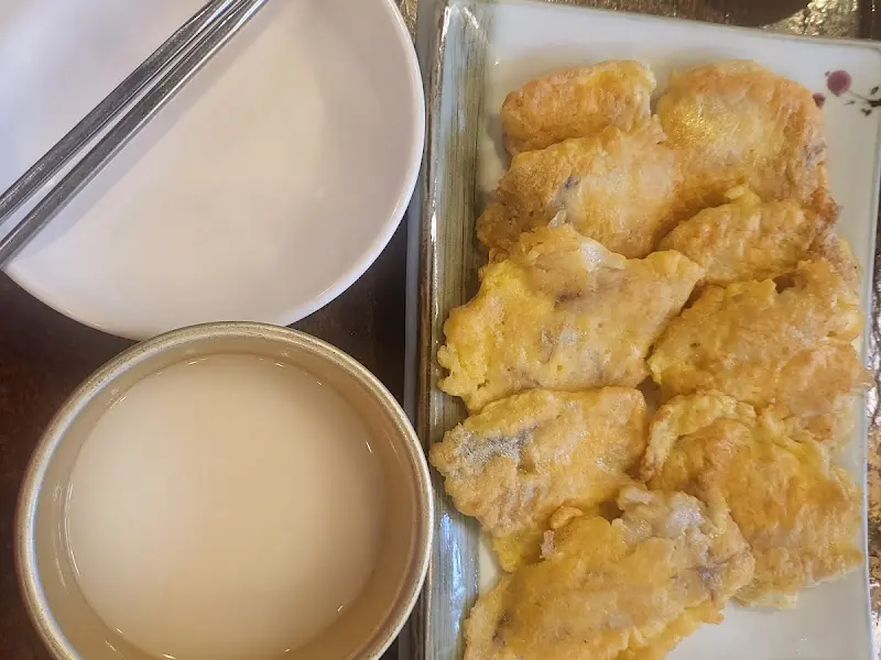 동태전과 막걸리