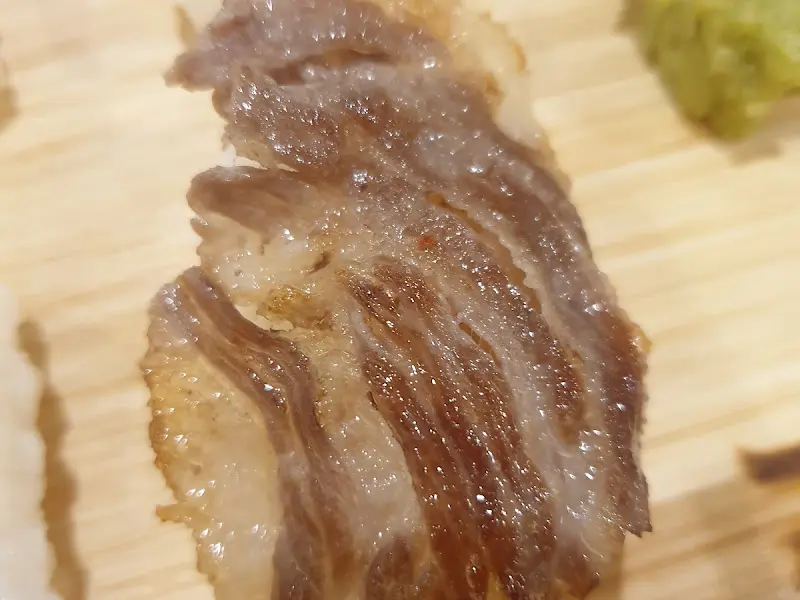 구워진 차돌박이