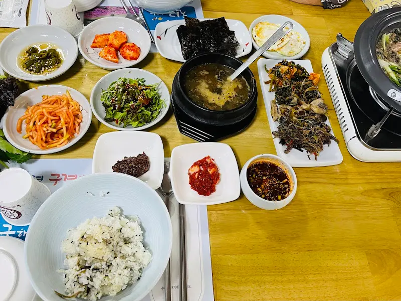 다양한 반찬 클로즈업