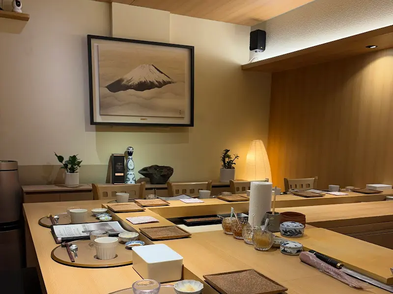 스시 가게 내부