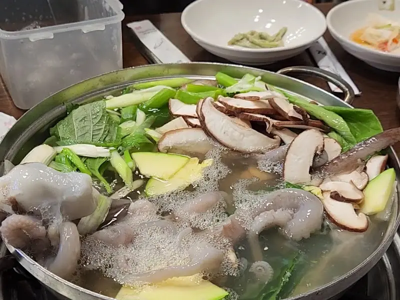 낙지볶음 전골 비주얼