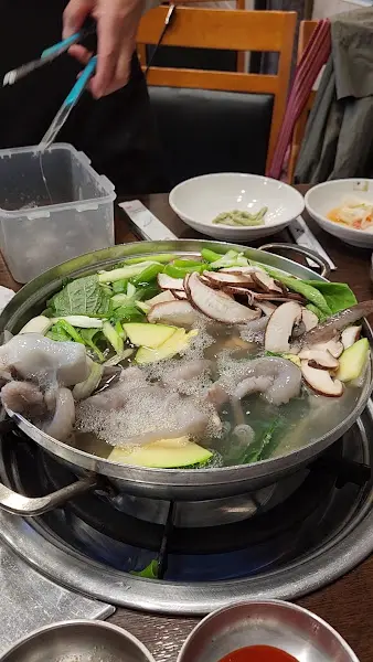 낙지볶음 전골 조리 과정