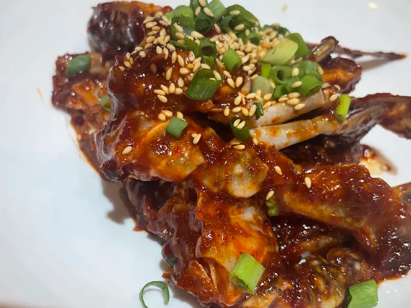 양념게장의 클로즈업 샷