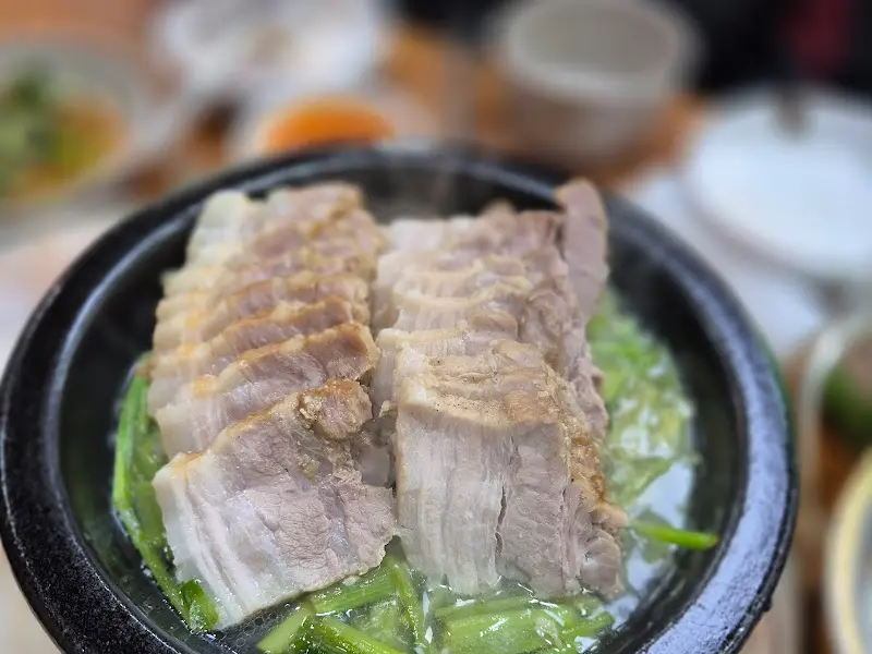 촉촉한 수육 비주얼