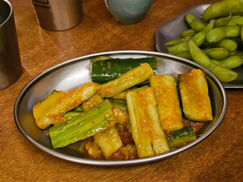 기본 안주와 메가 레몬사와