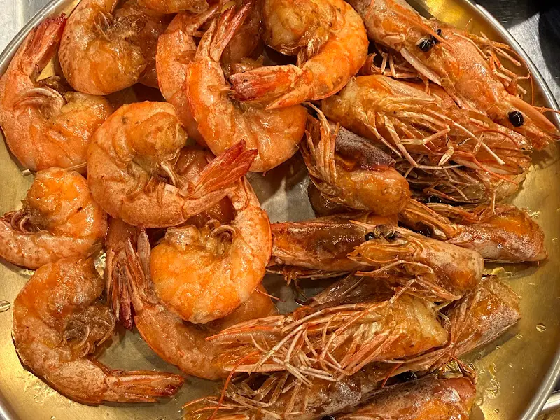 새우구이 클로즈업 사진