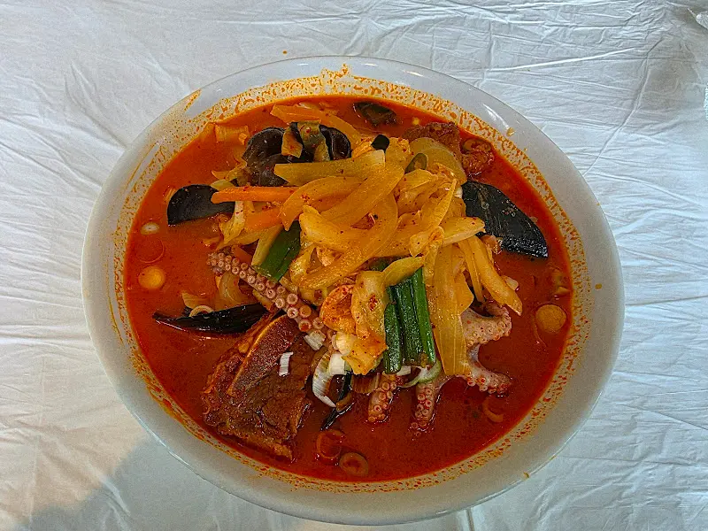 갈비 짬뽕 비주얼