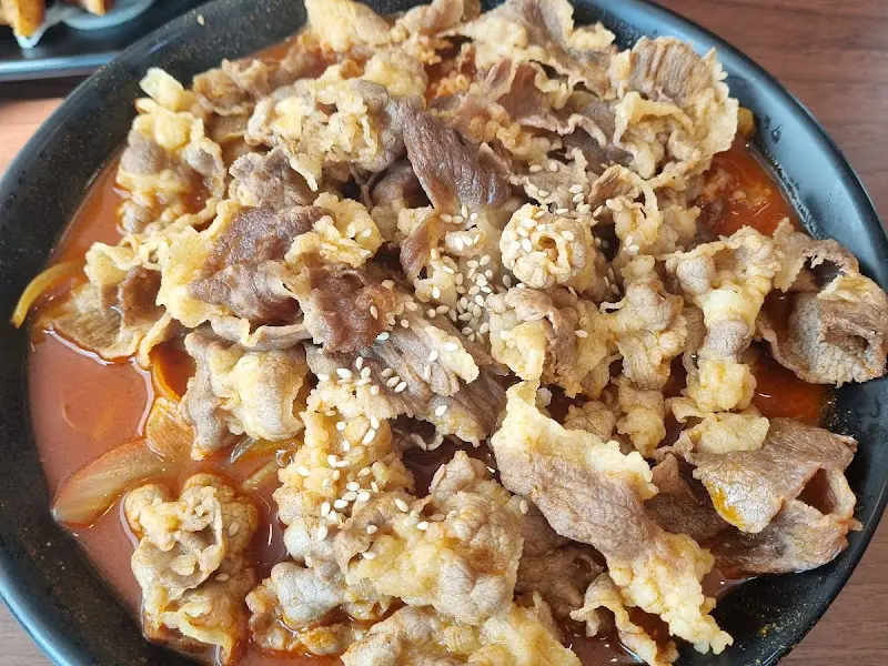 차돌박이 짬뽕 근접샷