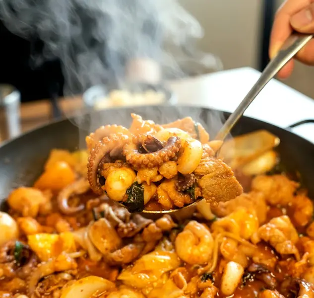 매콤한 쭈꾸미 요리