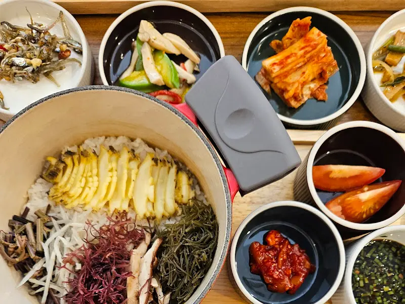 전복 솥밥 클로즈업