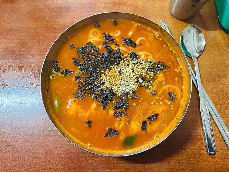 장칼국수 근접샷