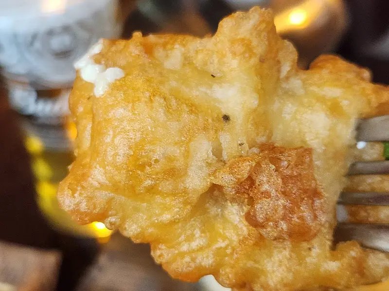 피쉬 앤 칩스의 클로즈업