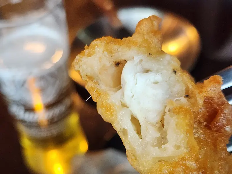 피쉬 앤 칩스의 단면