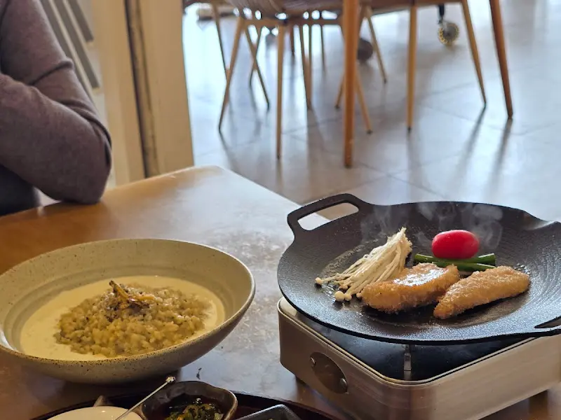 화로카츠와 전복 리조또