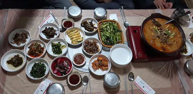 오리탕 한 상 차림