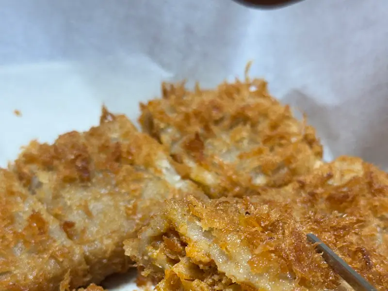 메밀전병의 바삭함