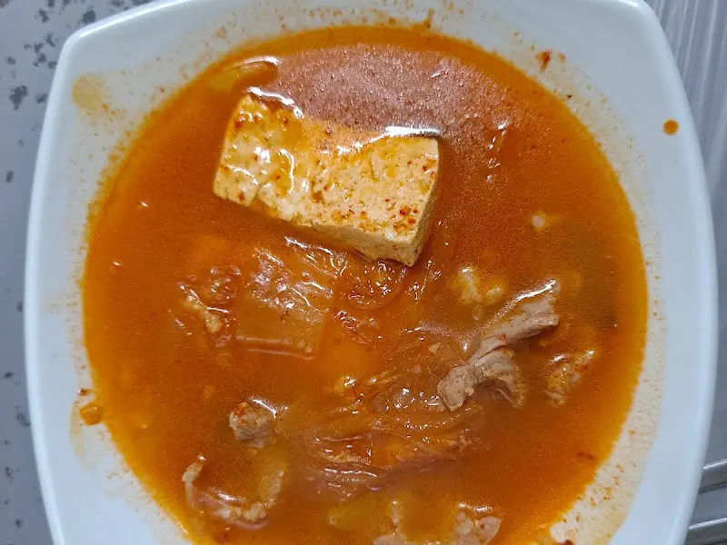 사태찌개 한 그릇