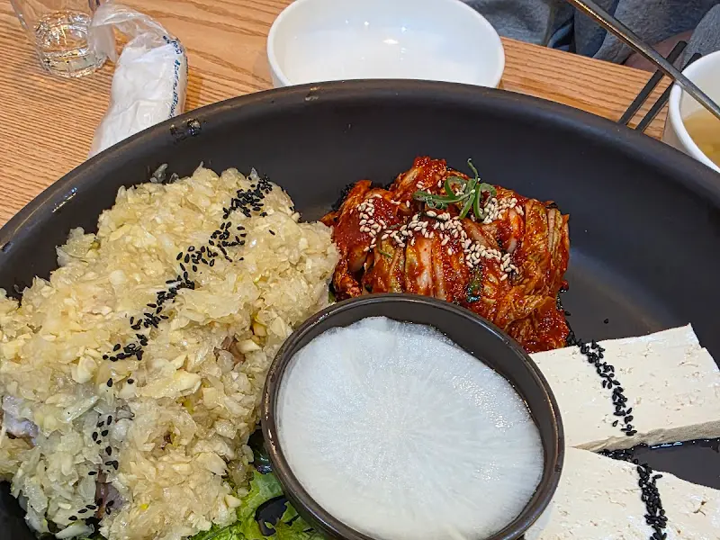 마늘 보쌈 디테일 샷