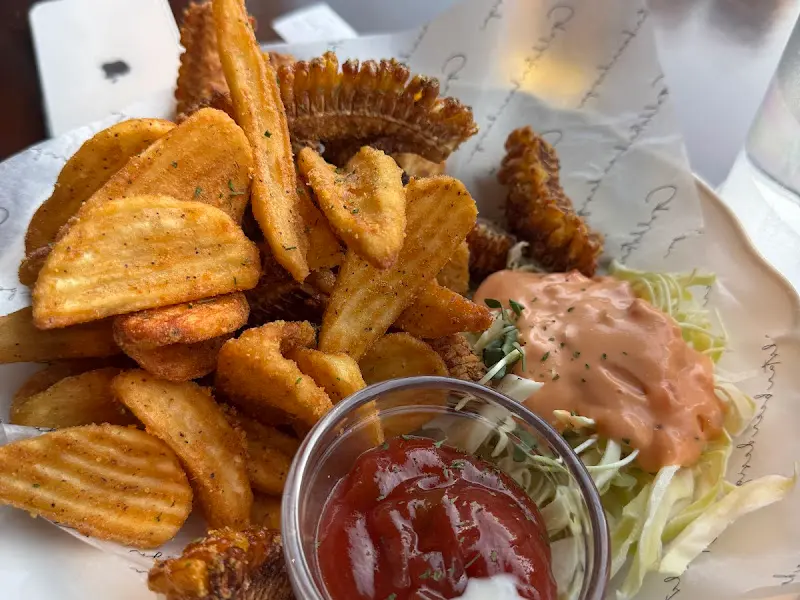 감자튀김과 문어튀김