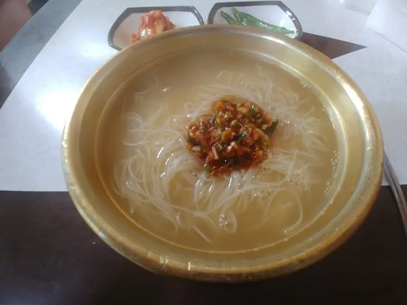 멸치국수 클로즈업