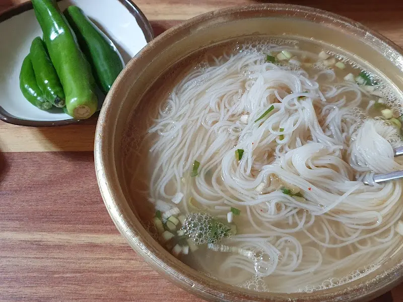 멸치국수와 청양고추