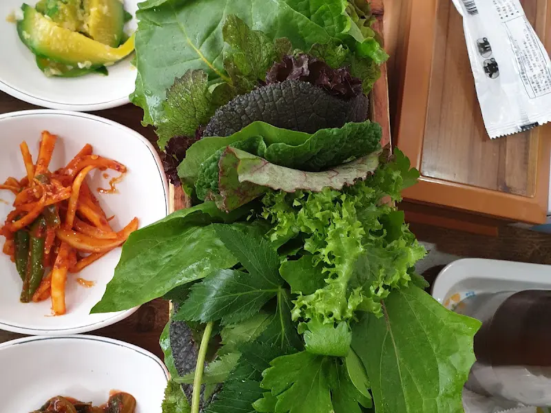 싱싱한 쌈 채소