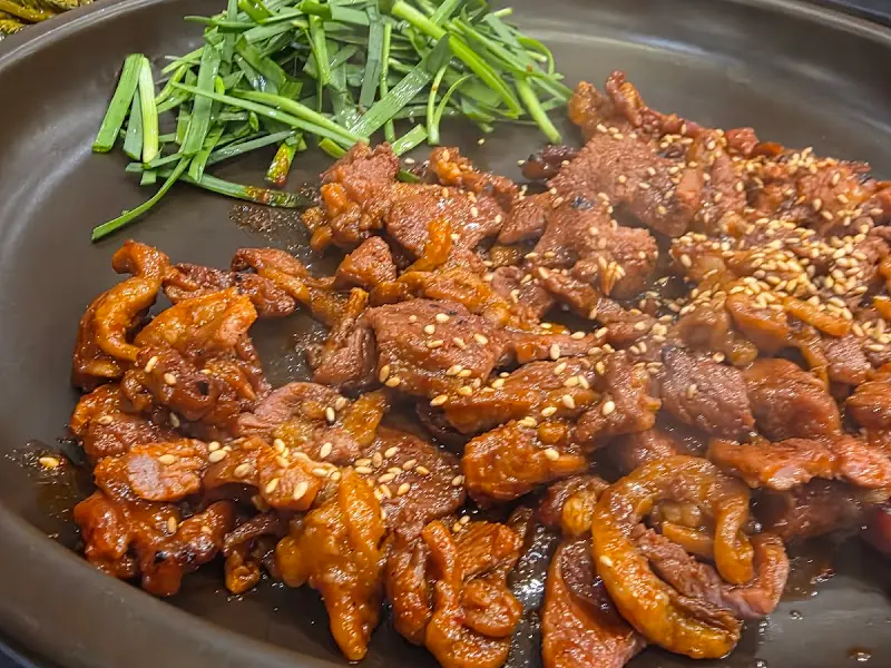 양념 오리 불고기