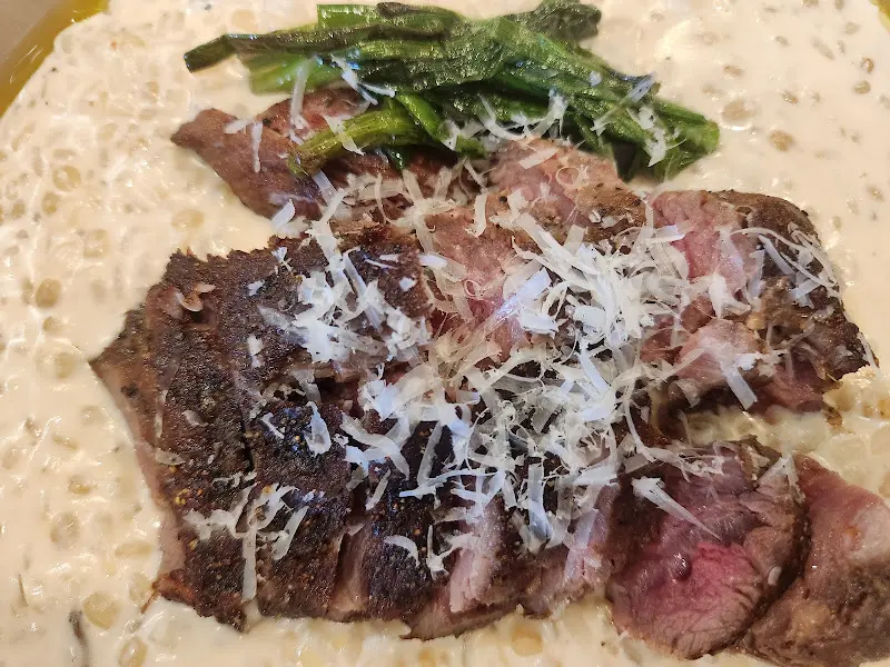 육즙 가득한 부채살 리조또