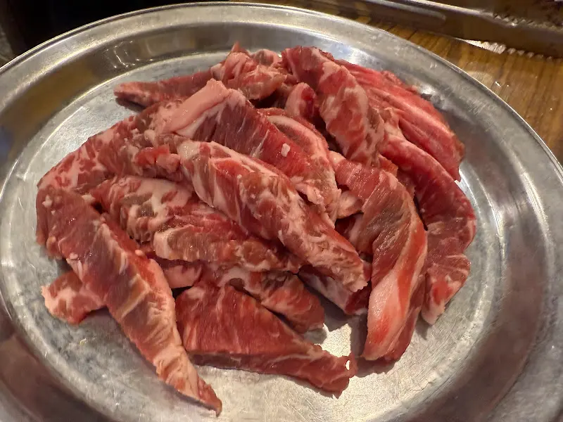 소갈비살 근접샷