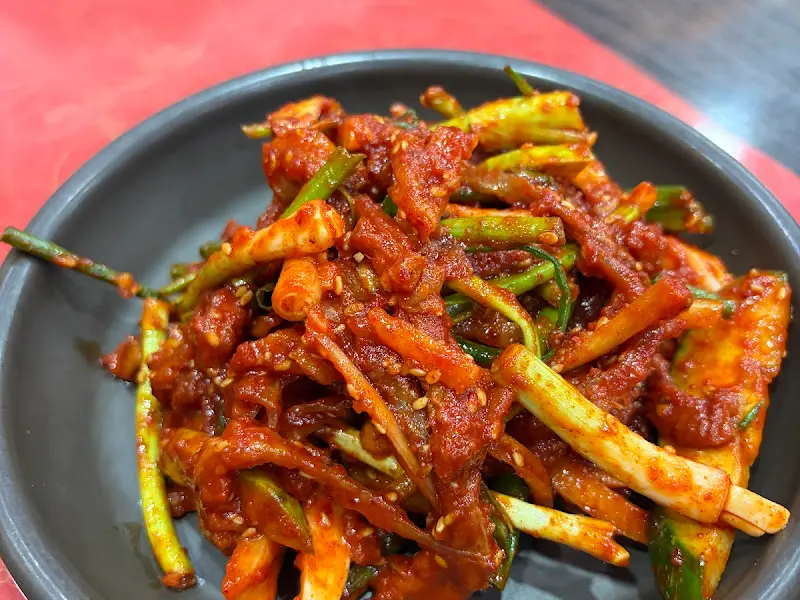 돌돌이 김치 클로즈업