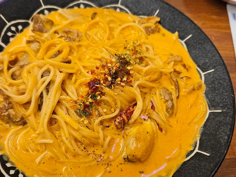 차돌매콤크림파스타