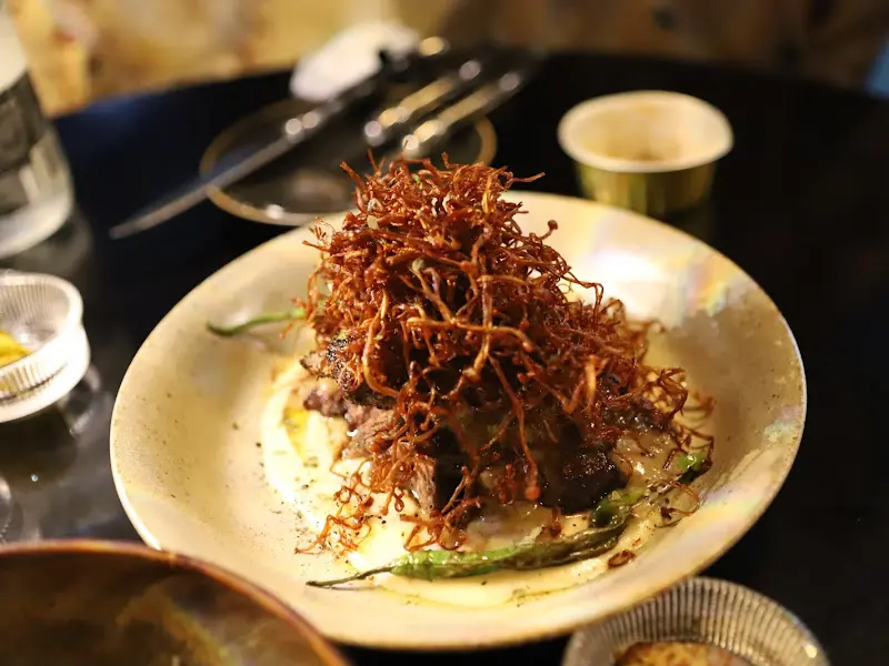 포크 죠 스테이크