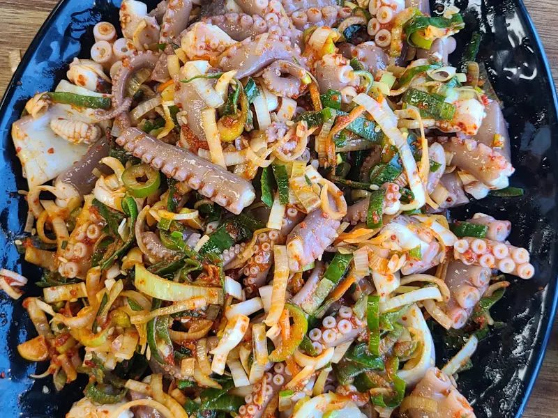 싱싱한 낙지 무침