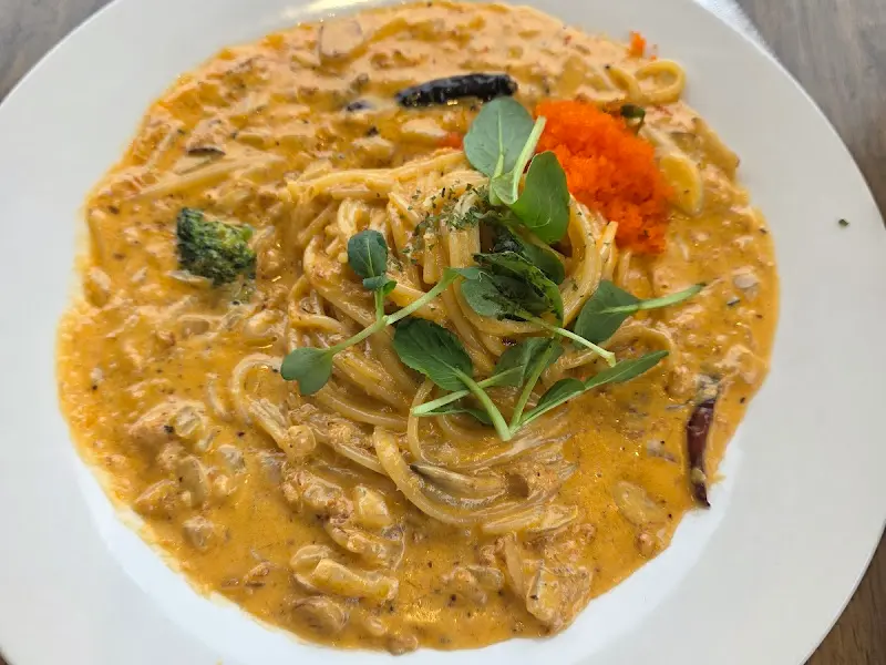 환상적인 비주얼의 게살 파스타